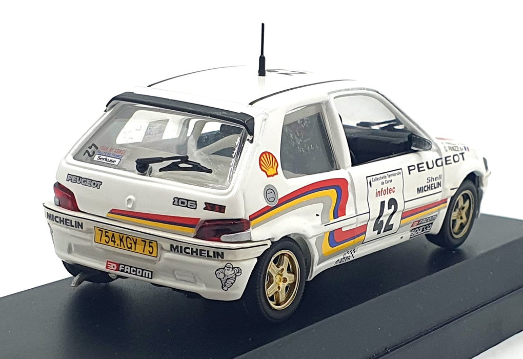Vitesse 1/43 Scale L051 - Peugeot 106 XSI #42 Tour De Corse GR.A