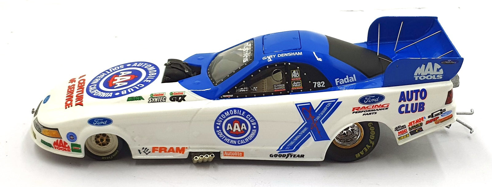 Action 1/24 Scale 106665 - Mustang Funny Car Dragster 2004 - Densham