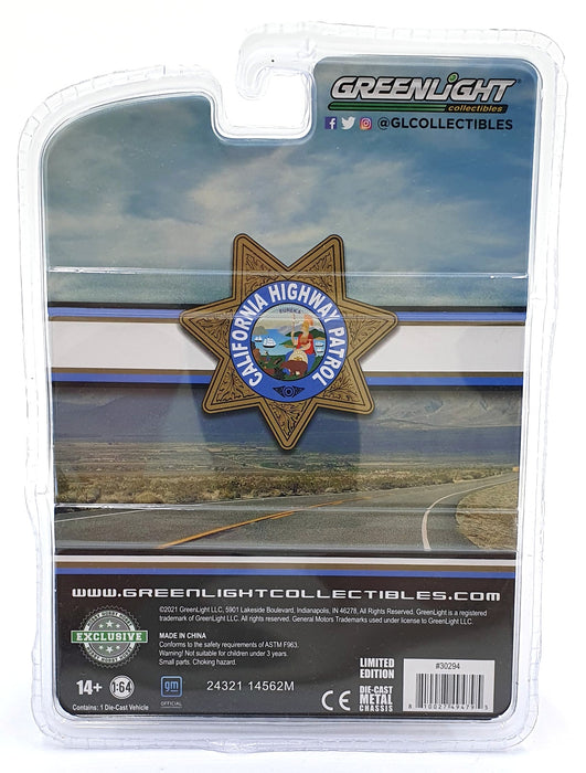 Greenlight 1/64 Scale 30294 - 1987 Chevrolet C10 California Highway Patrol