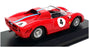 Best Model 1/43 Scale 9144 - Ferrari 275 P2 #4 Nurburgring 1965 - Red