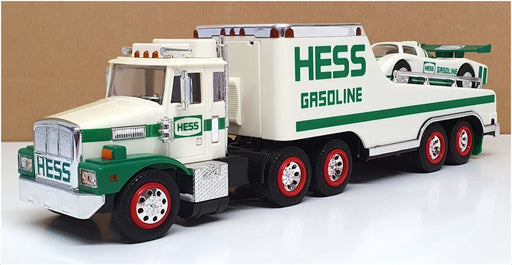 Hess Appx 30cm Long HES04 - Toy Truck & Racer With Lights - White/Green