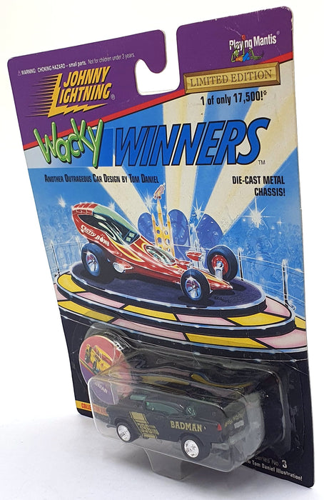 Johnny Lightning 1/64 Scale 301-03 - Wacky Winners Badman - Black