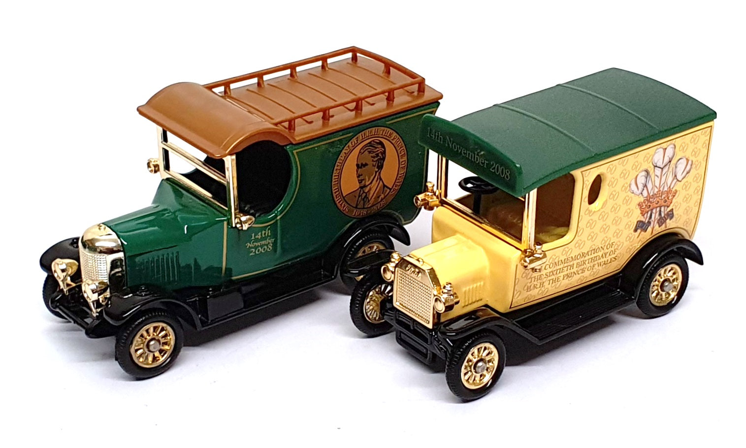 Corgi Diecast CH1002 - HRH Prince of Wales 60th birthday Van Set 2008