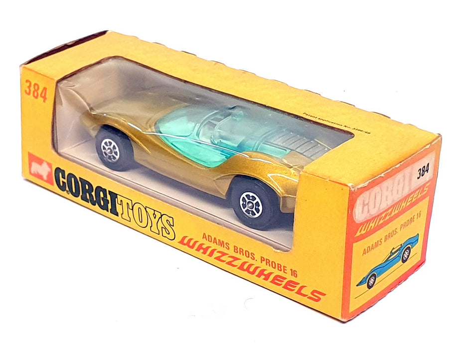Corgi 9.5cm Long Original Diecast 384 - Adams Bros. Probe 16 - Met. Dk. Yellow