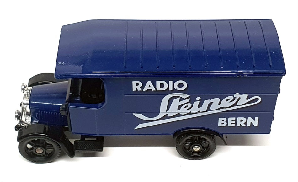 Corgi Appx 13cm Long 14224ST - Radio TV Steiner Thornycroft Van - Blue