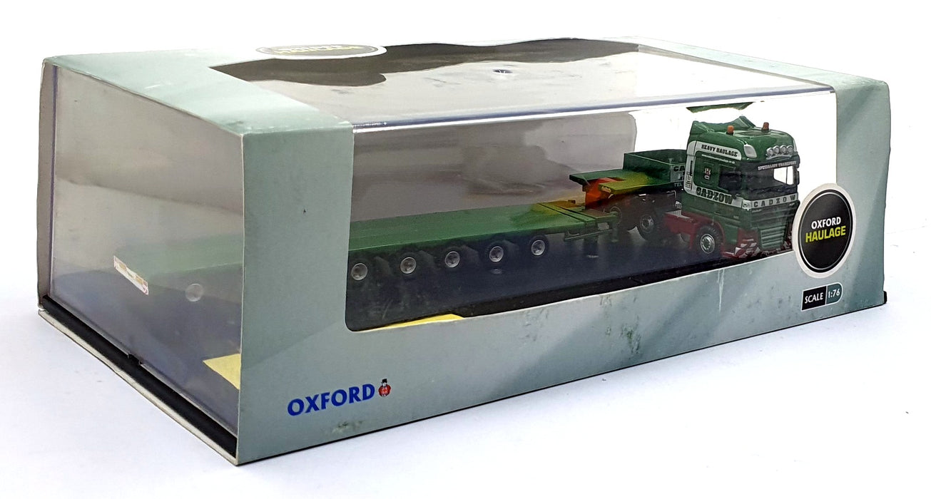 Oxford Diecast 1/76 Scale DAF02LL - DAF 105 (SS) Low Loader Cadzow - Green