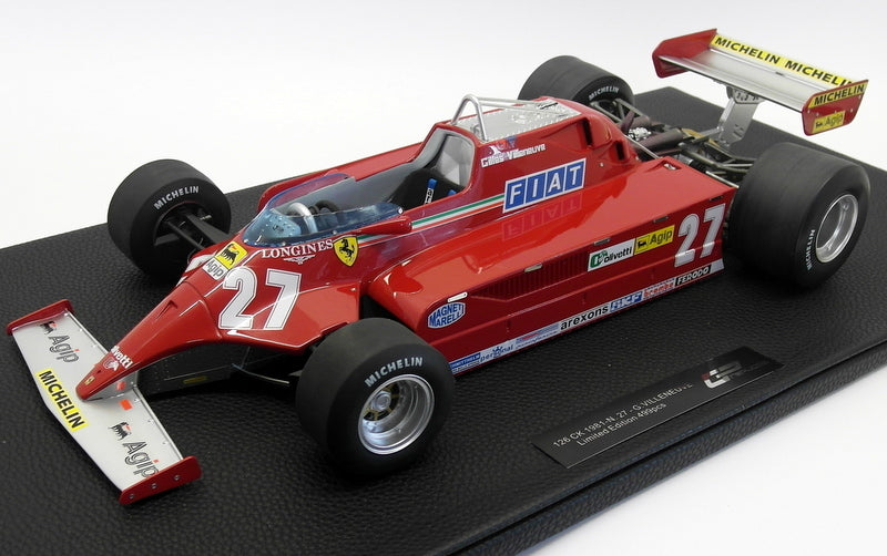 GP Replicas 1/12 Scale GP12-16A - F1 Ferrari 126 CK 1981 #27 G. Villeneuve