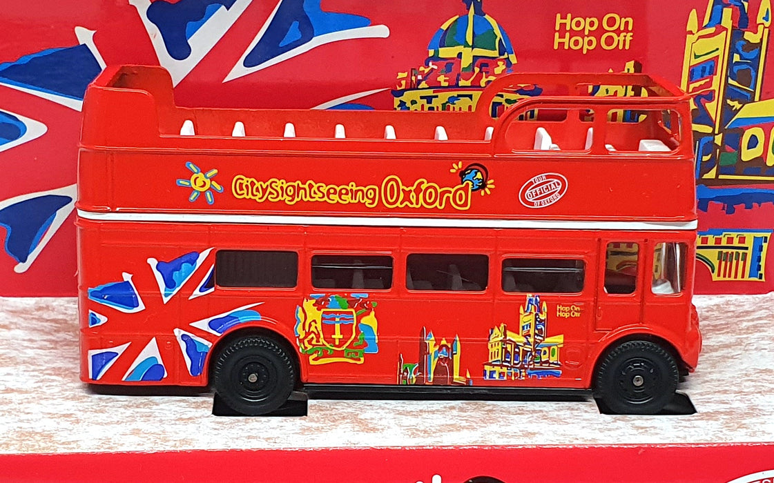 Oxford Diecast 1/76 Scale RM074 - Routemaster Sightseeing Bus Oxford City - Red