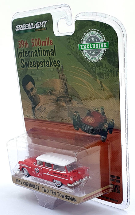 Greenlight 1/64 Scale 30104 - 1955 Chevrolet Two-Ten Townsman - Red