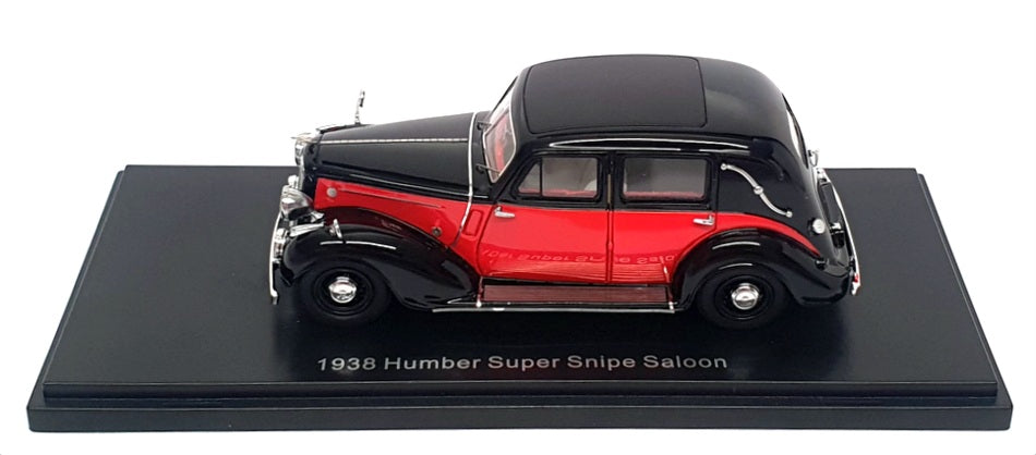 Esval Models 1/43 Scale EMEU43004B - 1938 Humber Super Snipe Saloon - Black/Red