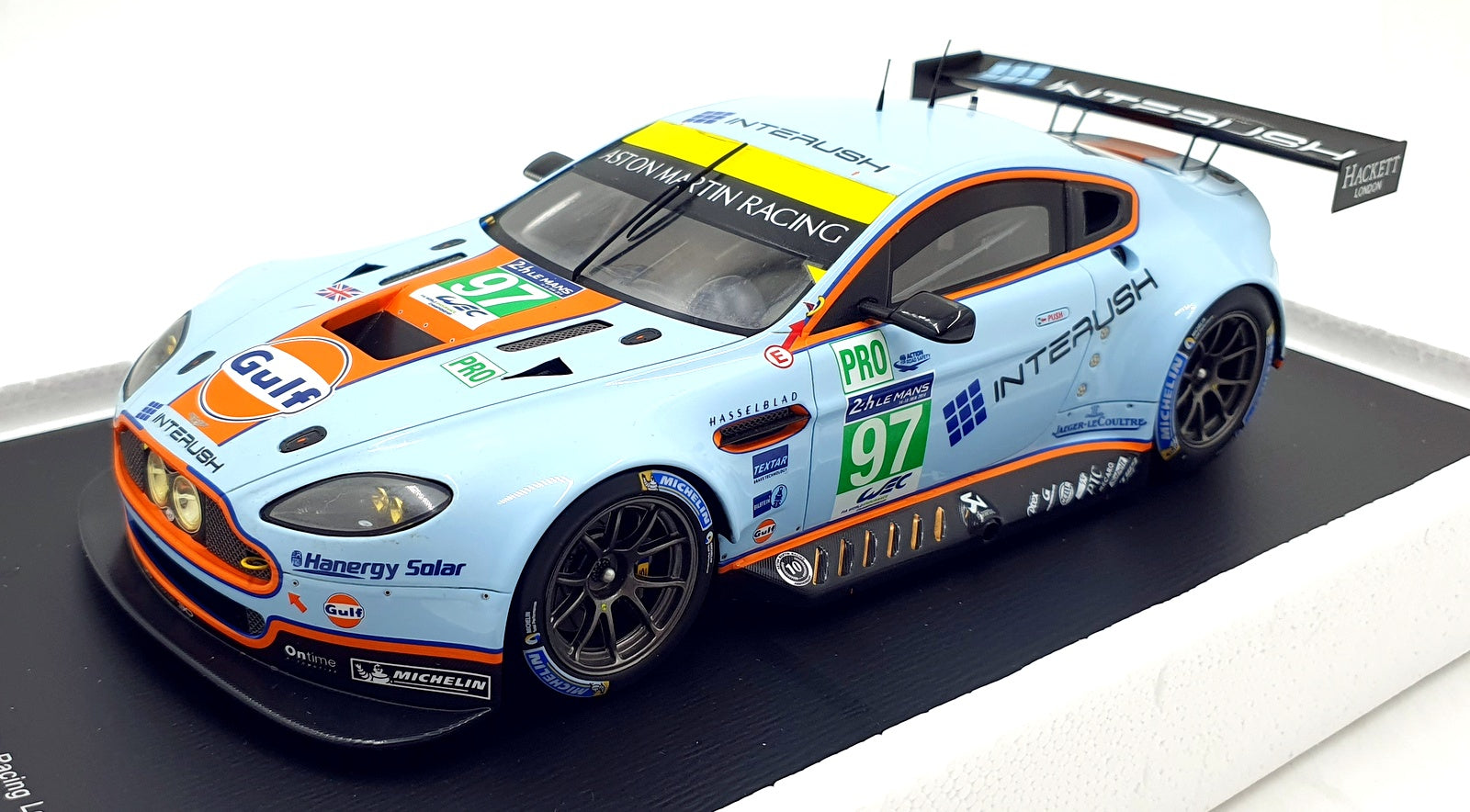 Spark 1/18 Scale Resin 18S153 - Aston Martin Vantage V8 #97 Le Mans 2014 Gulf