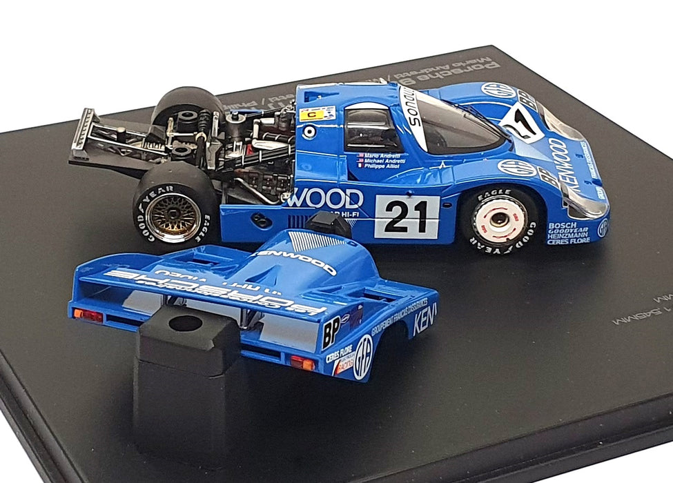 HPI Racing 1/43 Scale 941 - Porsche 956 LH #21 Le Mans 1983 - Blue