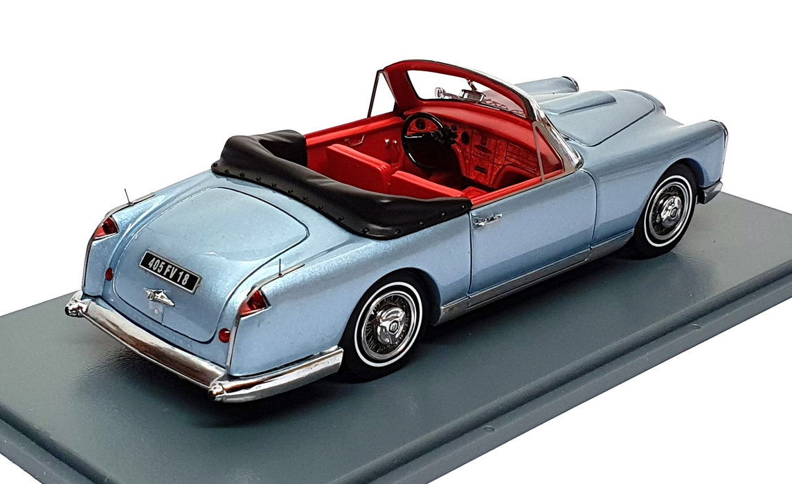 Neo 1/43 Scale NEO43405 - Facel Vega FV1b Convertible - Met. Lt. Blue