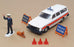 Dinky Toys Original Diecast 243 - Volvo Police Car - White