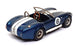 Classic Supercars 1/43 Scale 23126E - AC Cobra 427 Race Car #6 - Blue/White