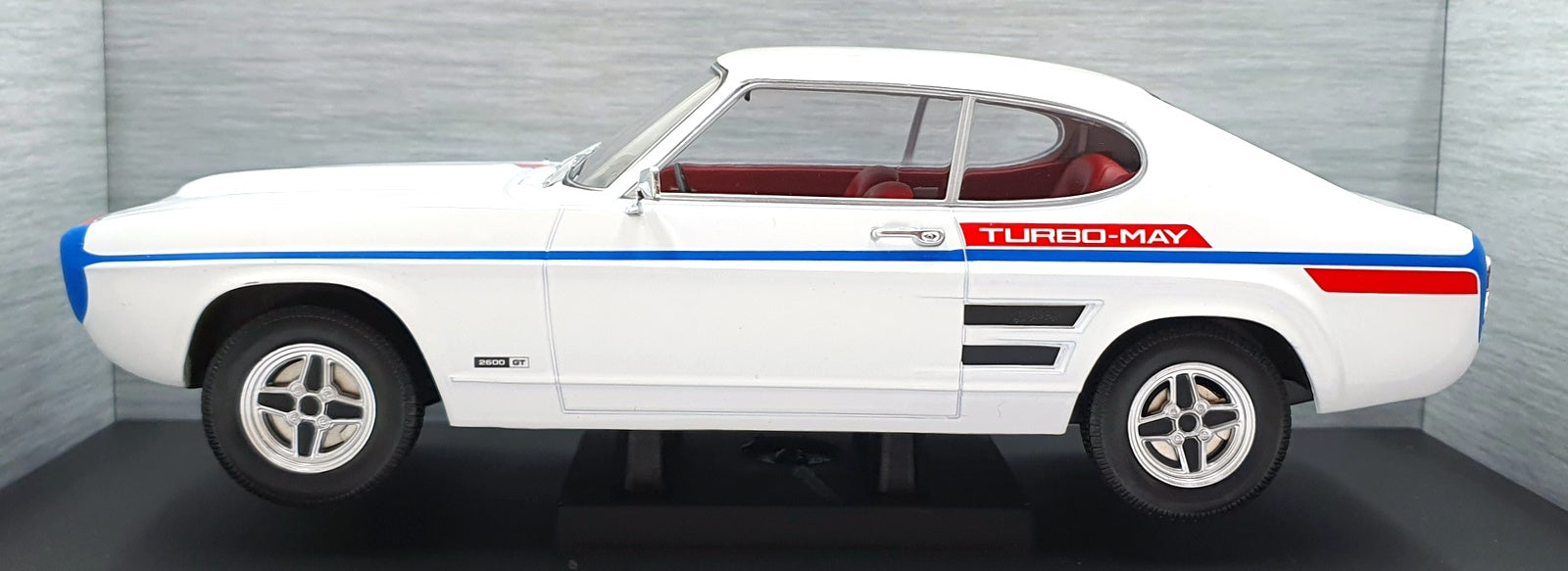 Model Car Group 1/18 Scale MCG18539 - Ford Capri MK I GT Turbo - May White