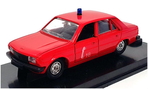 Verem 1/43 Scale Diecast 232 - Peugeot 305 Pompiers Fire - Red