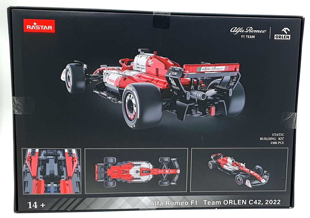 RASTAR 402806 1/8 Scale 2306 pcs - Alfa Romeo F1 Team Orlen #24 2022 Unopened