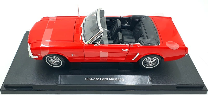 Welly 1/18 Scale Diecast 12519W - 1964-1/2 Ford Mustang Convertible - Red