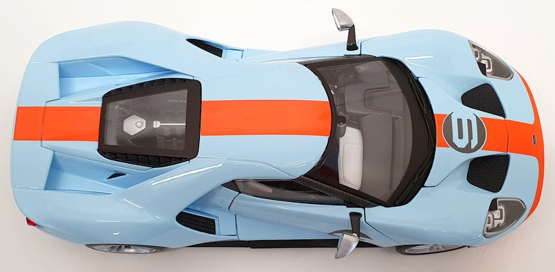 Maisto 1/18 Scale Diecast 38134 - 2017 Ford GT - Gulf Blue