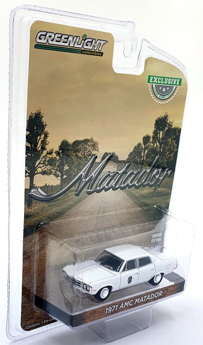 Greenlight 1/64 Scale 30250 - 1971 AMC Matador - White