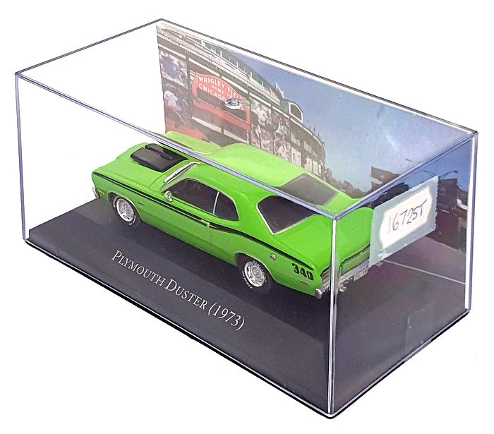 Altaya 1/43 Scale Diecast 16725T - 1973 Plymouth Duster - Green/Black