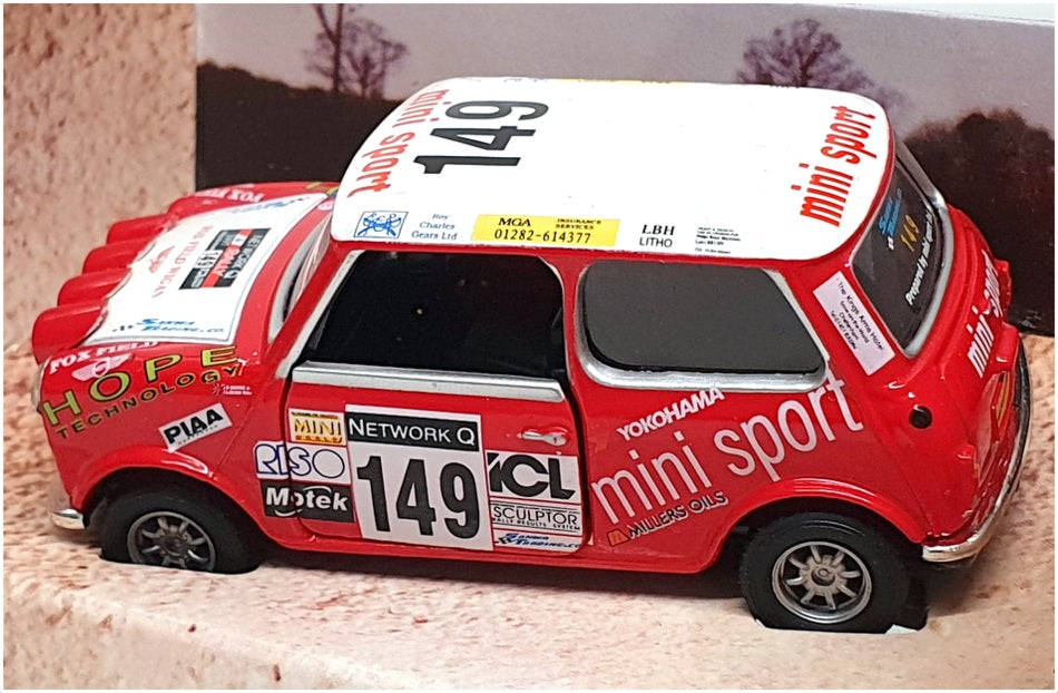 Corgi 1/36 Scale 04427 - Mini Sport #149 RAC Rally 1997 - Red/White
