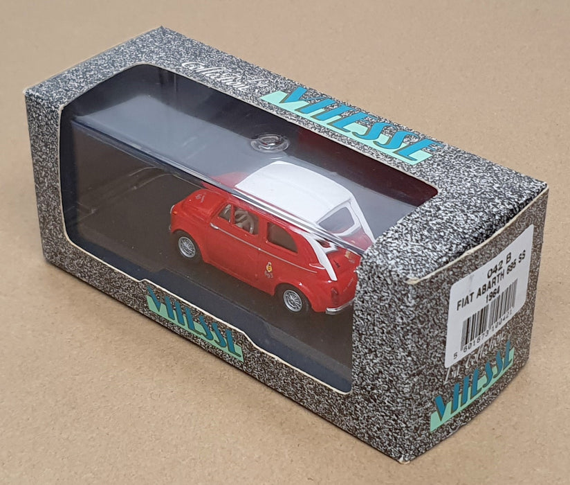 Vitesse 1/43 Scale Diecast 042B - 1964 Fiat Abarth 695 SS - Red/White