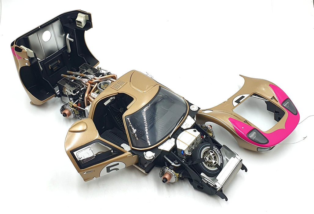 GMP 1/12 Scale Diecast G1201317 - Ford GT 1966 MKII Holman Moody #5 gold