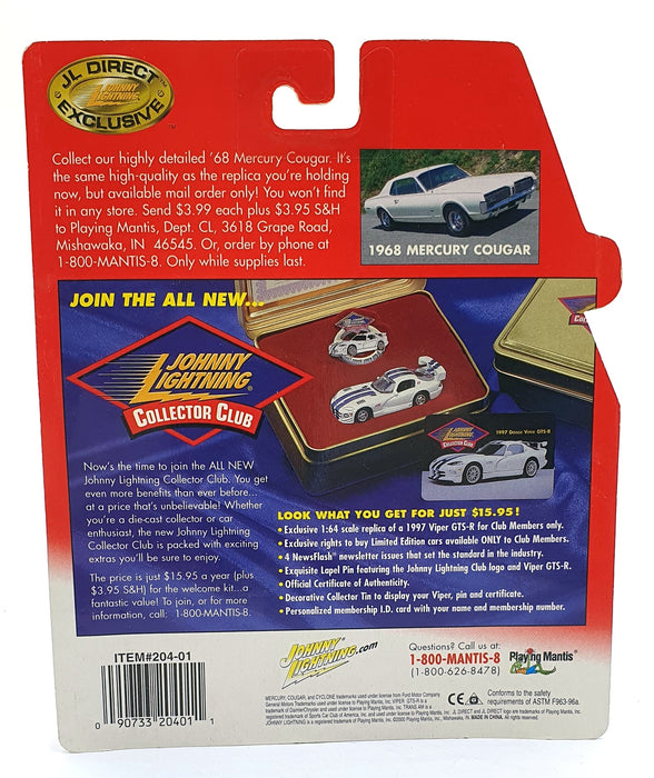 Johnny Lightning 1/64 Scale 204-01 - Muscle Cars 1969 Chevy Nova SS - Black