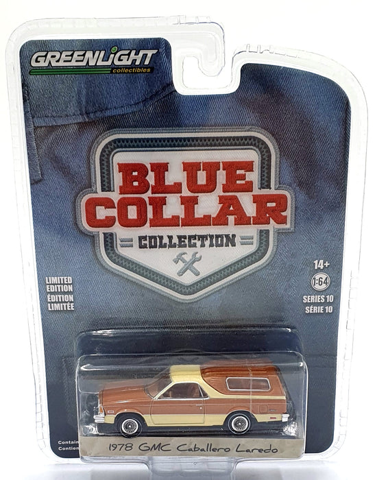 Greenlight 1/64 Scale 35220-C - 1978 GMC Cballero Laredo - Blue Collar
