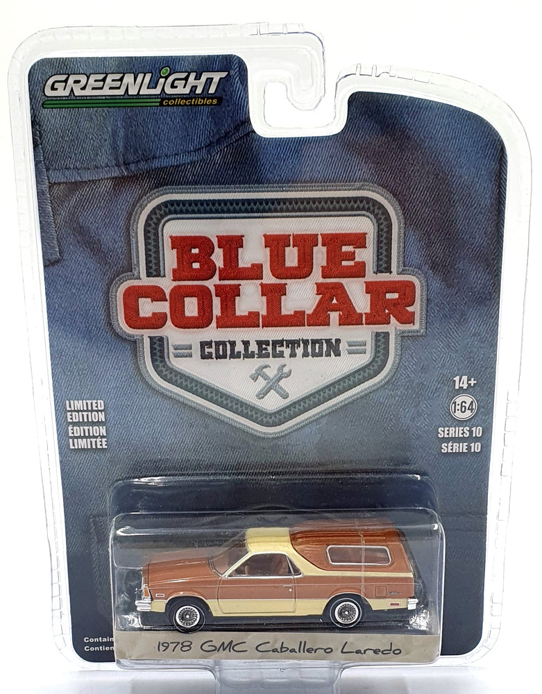 Greenlight 1/64 Scale 35220-C - 1978 GMC Cballero Laredo - Blue Collar
