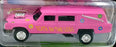Johnny Lightning 1/64 JLSF021 Custom Haulin' Hearse #4 Demolition Derby - Pink