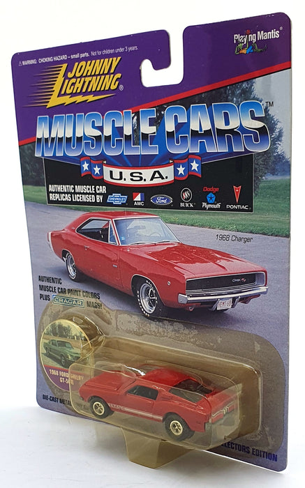 Johnny Lightning 1/64 Scale 202-00 Muscle Cars USA 1968 Ford Shelby GT-500 Red