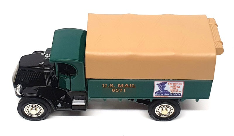 Matchbox 1/43 Scale YYM 38238 - 1920 Mack AC Postal Truck Green/Black