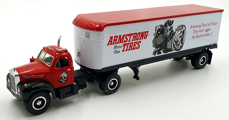 First Gear 1/34 Scale 19-1465 1960 Model B-61 Mack + Trailer Armstrong Tires