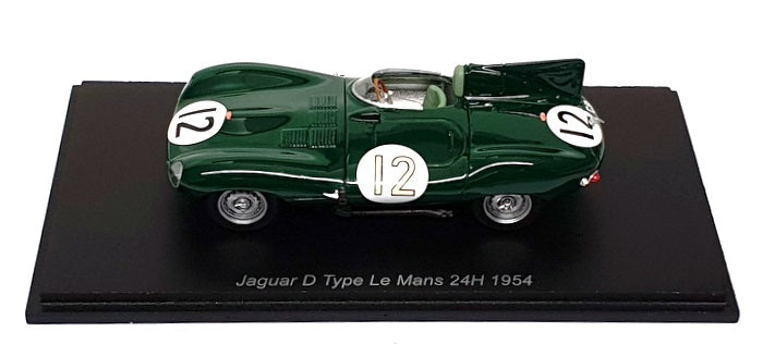 Spark Model 1/43 Scale S2927 - Jaguar D Type #12 Le Mans 24H 1954 - Green