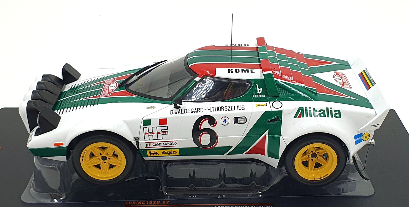 IXO 1/18 Scale 18RMC162B.22 - Lancia Stratos HF #6 MC Rally 1976