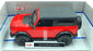 Maisto 1/18 Scale Diecast 31456 - 2021 Ford Bronco Wildtrack - Red