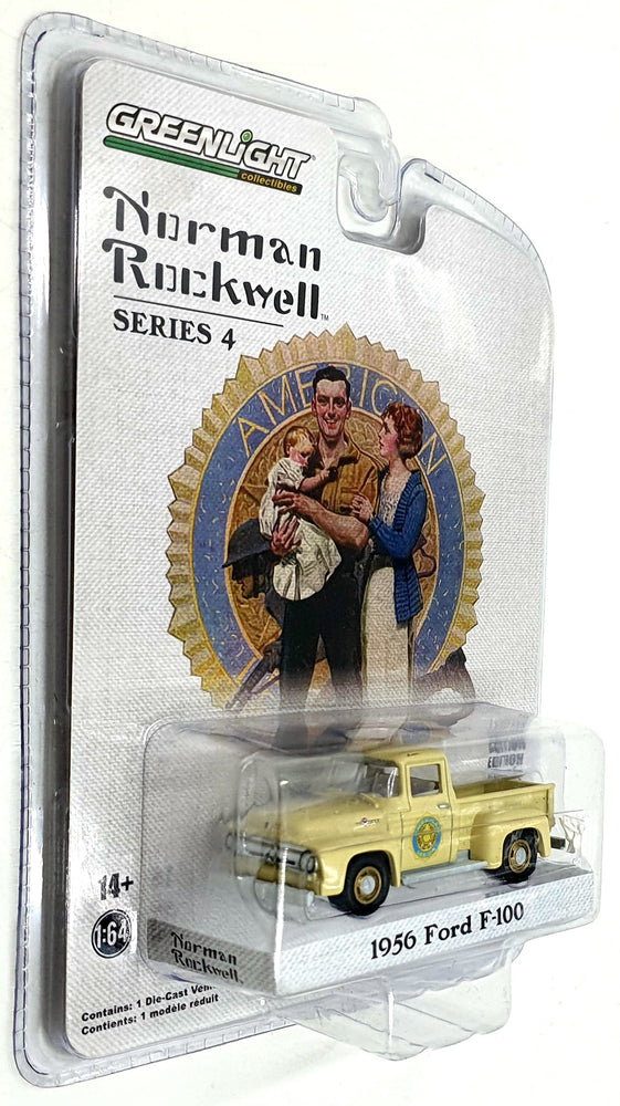 Greenlight 1/64 Scale 54060-B - 1956 Ford F-100 Truck - Cream