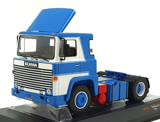Ixo 1/43 Scale TR221.22 - 1976 Scania LBT 141 - Blue/White