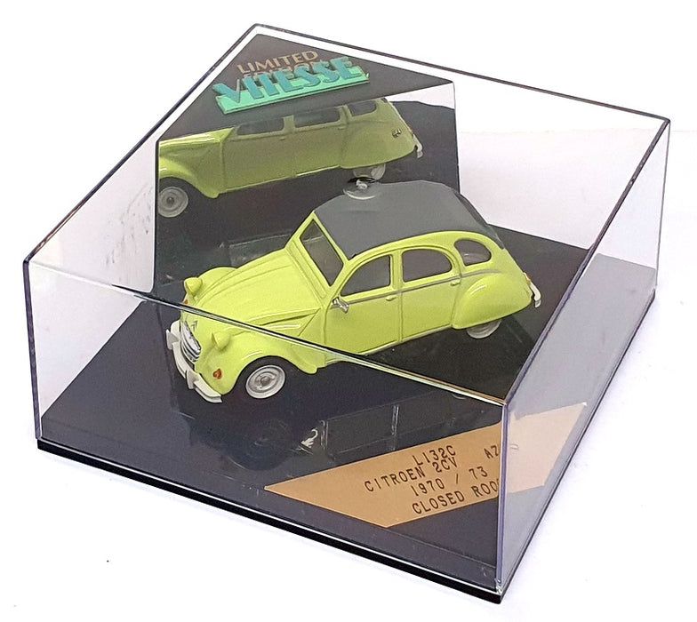 Vitesse 1/43 Scale L132C - 1970-73 Citroen 2cv AZL6 Closed Roof - Lt. Green