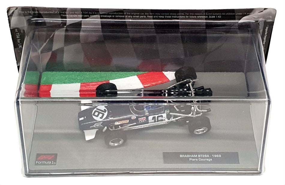 Altaya 1/43 Scale 16324A - F1 Brabham BT26A 1969 #16 Piers Courage