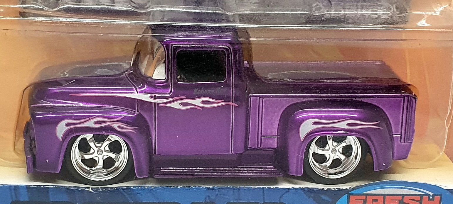 Jada1/64 Scale Model Car 12002 - 1956 Ford F100 - Met. Purple