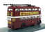 Corgi 1/76 Scale OM41414A - ROE Trolleybus Doncaster Dual Destination - Dark Red