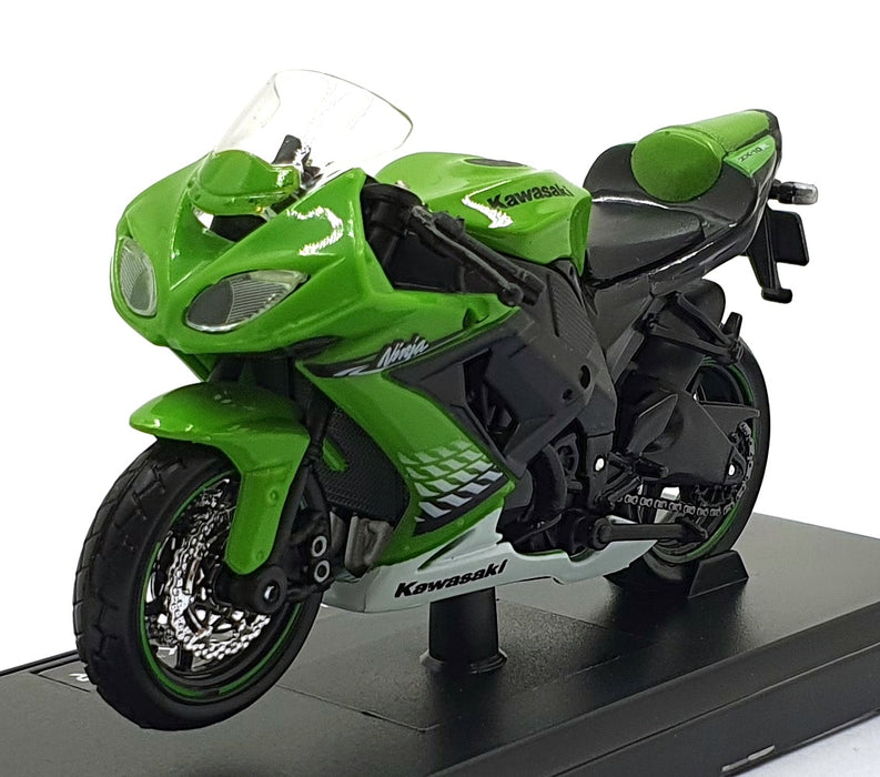 Maisto 1/18 Scale 39300 - Kawasaki Ninja ZX-10R Motorbike - Green