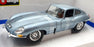 Burago 1/18 Scale Diecast 18-12044 - Jaguar E Type Coupe 1961 - Silver/Blue