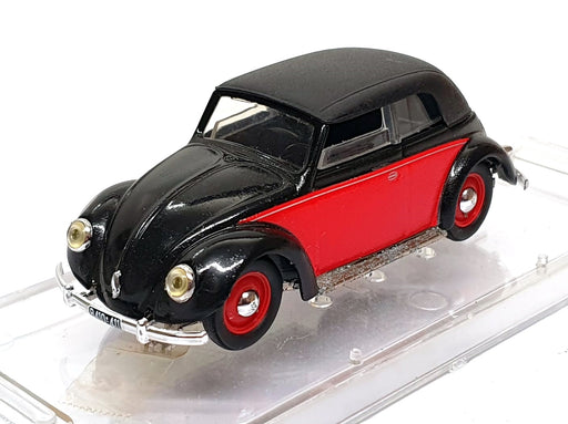 Vitesse 1/43 Scale 411 - 1949 Volkswagen Closed Cabriolet - Black/Red