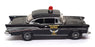 Matchbox 1/43 Scale DYM96666 - '57 Chevrolet Bel Air Ohio Highway Patrol - Black