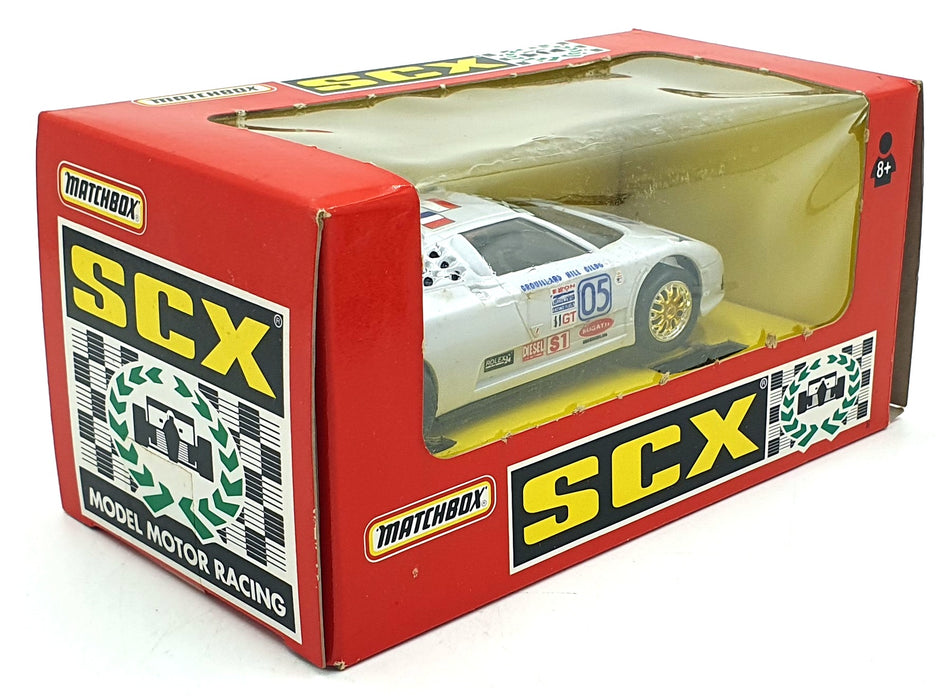 Matchbox SCX 1/32 Scale Slot Car 83210.20 - Bugatti EB-110 IMSA #5